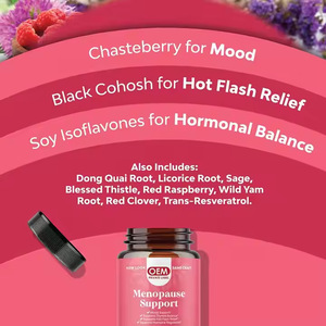 Capsules de haute qualité pour femmes ménopause Vitamine <span class=keywords><strong>D</strong></span> Magnésium Soutien Hormone Régulation Flash Soulagement Probiotiques Suppléments Adulte - Product Image 3
