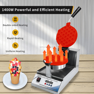 Máquina Profesional para Hacer Waffles de Huevo de Guangdong, Control Táctil Digital Inteligente, Acero Inoxidable Antiadherente, Máquina para Hacer Snacks - Product Image 2