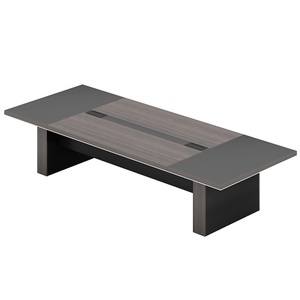 Table de réunion de bureau de forme rectangulaire intelligente au design moderne en panneau de bois pour l'école et la maison - Product Image 5