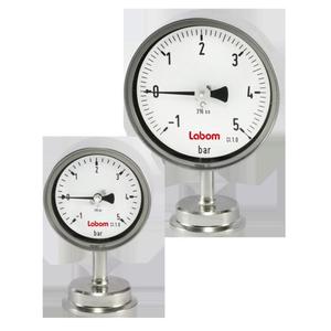 Manomètre à diaphragme Labom NS 63 100 -1 à 5 bars en acier inoxydable - Product Image 1