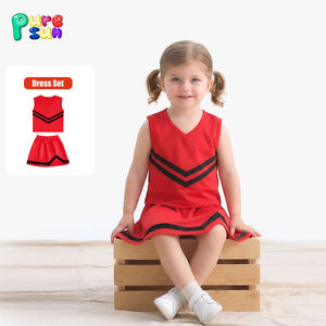 Set di <span class=keywords><strong>Abbigliamento</strong></span> Sportivo per Bambine e Ragazze, Gonna da Cheerleader Personalizzata per Scuola e Football - Product Image 2