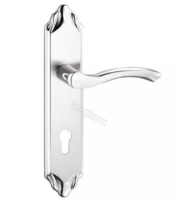 Poignées et serrures de porte SUS304 cylindre en laiton clés en laiton fournisseur ensemble de serrures de porte ensemble de poignées de verrouillage de panneau pour porte en bois - Product Image 3