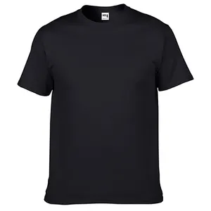 Уникальная футболка высокого качества на заказ, однотонная мужская футболка из 100% хлопка с объемным принтом, футболка с вашим собственным логотипом