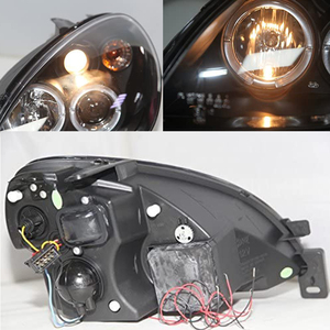 Fari a LED con Occhi di Angelo per <span class=keywords><strong>CITROEN</strong></span> <span class=keywords><strong>Xsara</strong></span>, Modelli 1999-2003 SN - Product Image 3