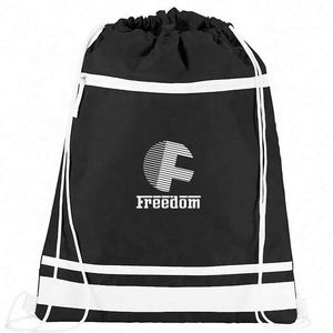 210D Polyester <b>Drawstring</b> <b>Backpack</b> Bags with Customized logo Printing - Product Image 5