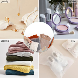 Nhà Máy Bán buôn rõ ràng Dây Kéo Túi Frosted nhựa T-Shirt <span class=keywords><strong>Ziplock</strong></span> Túi tùy chỉnh mang nhãn hiệu <span class=keywords><strong>Ziplock</strong></span> túi để đóng gói - Product Image 5