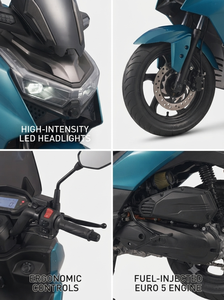 Offre Spéciale – Scooter Automatique 125cc à Essence avec Frein à Disque CBS, Système EFI, Démarrage sans Clé, Norme Euro 5 – Idéal pour Adultes et Trajets Quotidien - Product Image 2