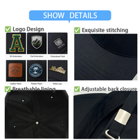 Casquette de baseball structurée à 6 panneaux personnalisée en sergé de coton avec visière incurvée, logo brodé 3D, vente en gros, casquette vierge style Dad Hat, OEM, Gorras, Unisexe