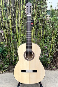Guitarra Clásica de Cuerdas de Nylon Marca Aiersi Hecha a Mano de <span class=keywords><strong>Buena</strong></span> Calidad con Tapa Sólida y Aros y Fondo de Palisandro - Product Image 2