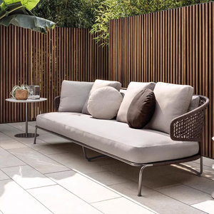 Muebles de Jardín KMJ, Conjuntos de Sofás Modernos para Hotel, Sillas de Exterior para Patio Trasero, Tumbonas de Lujo Impermeables para Piscina, Sofá de Ratán - Product Image 1