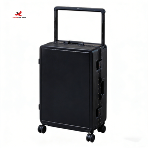 Wide Pull Rod Spinner Luggage Aluminum Frame <b>Suitcase</b> Password Box Multifunctional Large Capacity GZ RTS Bulk Mixed Order - Product Image 1