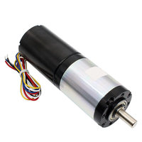 Motor DC Brushless Torsi Tinggi Yateng 12V/24V dengan Gear Planetary, Frame 24mm, 0.5-40W, 1.6-70kg.cm, 5-470RPM, Magnet Permanen CW/CCW