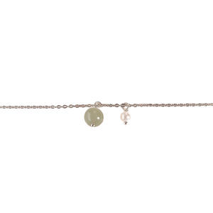Collier de luxe en jade de Hotan naturel de haute qualité et perles d'eau douce, élégant et tendance, chaîne de collier de 5-6 mm, pendentif tendance - Product Image 4
