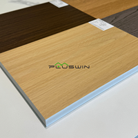 Panneau stratifié PVC haute densité PLUSWIN 15mm 17mm 18mm, grain de bois, marbre, panneau en mousse PVC haute brillance pour armoire