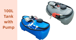 Réservoir de diesel de 100 L, <span class=keywords><strong>station</strong></span> de ravitaillement portable, bidon de carburant, réservoir de carburant diesel, réservoir de transfert de carburant diesel HUB - Product Image 3