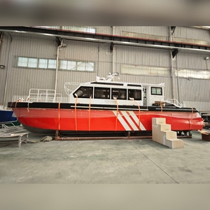 Bote de Trabajo de Aluminio de Alto Rendimiento, Catamarán de Aluminio de 11.5m, Bote Piloto para <span class=keywords><strong>Rescate</strong></span> y Patrulla - Product Image 1