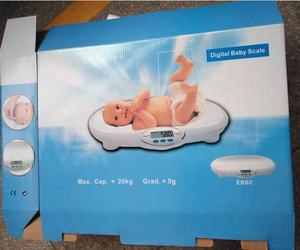 Hospital recién nacido 20KG medida electrónica bebé altura peso báscula uso doméstico bebé báscula con cinta métrica bebé salud báscula - Product Image 6