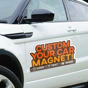 Pegatinas Magnéticas para Automóviles al por Mayor, Logotipo Personalizado Impreso con UV, Imanes Resistentes a la Intemperie para Vehículos, para Promoción de Marcas Empresariales en Exteriores - Product Image 1