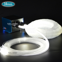 Kit d'éclairage de plafond à fibres optiques 10W Moteur de lumière blanche avec câble à fibres optiques de 0,75 mm