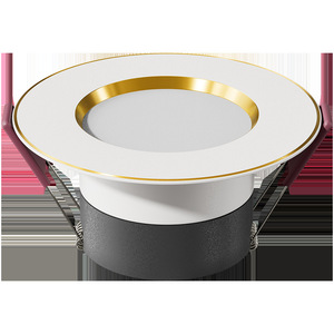 ไฟดาวน์ไลท์ LED แบบฝัง 7W ขนาด 5.5 ซม. 6 ซม. ไฟเพดานแบบเปิดขนาดเล็ก ไฟห้อยเพดาน ค่าดัชนีการถ่ายทอดสีสูง 90 มุมลำแสง 120 องศา - Product Image 1