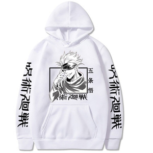 Fitspi Wholesale <strong>Hoodie</strong> Hip Hop Anime Pullovers Tops Loose Long Sleeves Autumn Man Clothes - Product Image 2