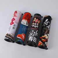 Tube en papier jetable et recyclable pour emballage alimentaire, diamètre personnalisé 51 mm, pour sushis push-up, résistant à l'eau et à la graisse