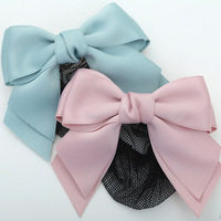 Accessoires capillaires pour le lieu de travail : Filets à cheveux pour hôtesse de l'air et infirmières, Nœuds en coton doux, Vente en gros d'accessoires capillaires pour frac