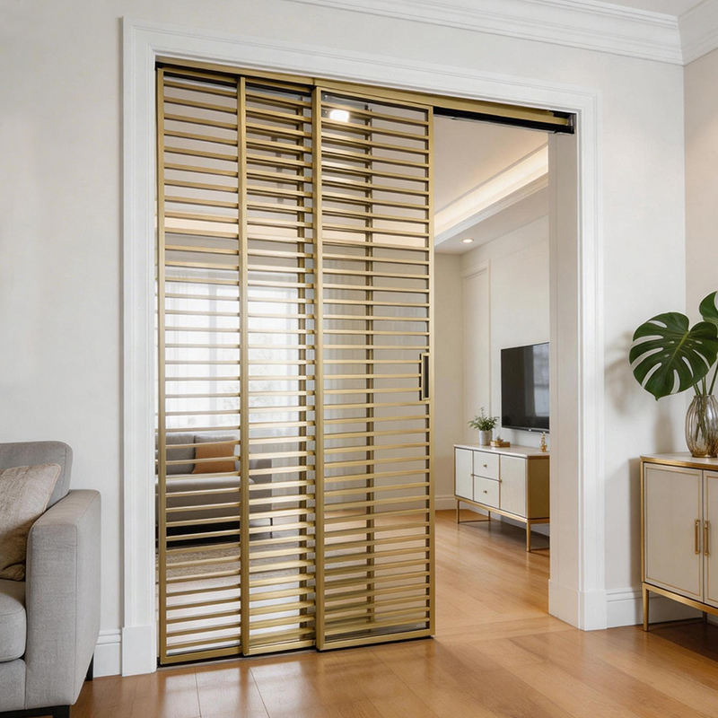 Custom Luxury Sliding Door Apartment Residential Villa Project Indoor ...