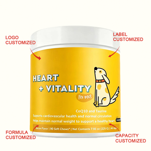 Suplemento Masticable Sabor Bacon <span class=keywords><strong>para</strong></span> la Recuperación y Vitalidad Cardíaca de <span class=keywords><strong>Perros</strong></span> Mayores, <span class=keywords><strong>para</strong></span> la Fuerza y Vigor del Músculo Cardíaco - Product Image 2