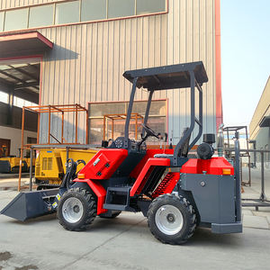 Livraison gratuite excavatrice télescopique compacte avec moteur diesel chargeuse sur roues pour les industries du jardin et de la ferme grande remise - Product Image 4