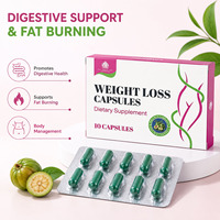 Capsules amincissantes à base de plantes pour adultes, gestion du poids, soutien digestif, capsules de fibres alimentaires, vente en gros d'usine OEM