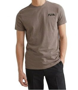 T-shirt pour homme en coton lavé, mode streetwear, couleur unie, manches courtes, printemps-été - Product Image 1