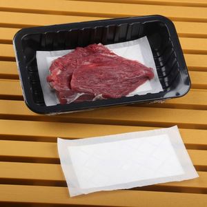 Tampon absorbant non tissé jetable de bonne qualité 130x90mm pour stabilisation de l'humidité des fruits et légumes - Product Image 5