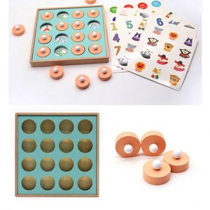 Ajedrez de Memoria Educativo de Madera Colorido para Niños y Adultos - Set de Juguetes DIY - Product Image 3