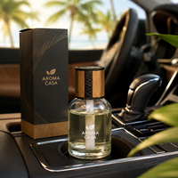 Diffuseur de parfum pour voiture avec logo personnalisé, flacon vide de 120 ml avec bouchon et boîte d'emballage