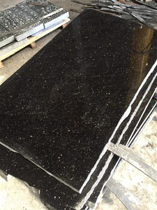 प्राकृतिक काली आकाशगंगा ग्रेनाइट स्लैब-टिकाऊ पर्यावरण अनुकूल पॉलिश पत्थर के लिए रसोई बाथरूम काउंटरटॉप इनडोर/आउटडोर सजावट - Product Image 1