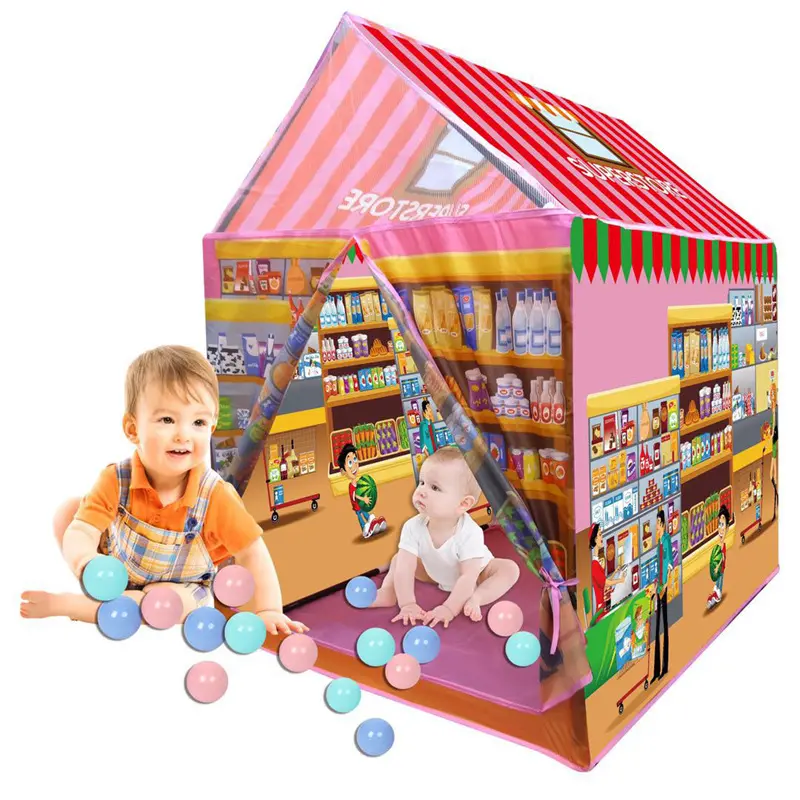 Tente de voiture, maison de jeux pour enfants, tente intérieure pour garçons, maison de jeux pour bébés, piscine à balles océan pliante, vente en gros