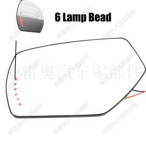 Lente de Espejo Retrovisor para Chevrolet Silverado Sierra 1500 2014-2018, 6 Lámparas LED, Lado Derecho e Izquierdo, Pieza de Vidrio 22919746 22753637 - Product Image 1