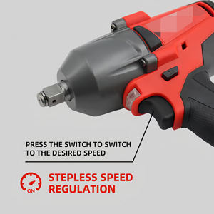 MilW высокоэффективный и безопасный 1300nm 18 В бытовой бесщеточный DIY Электрический укороченный гайковерт, эргономичный гайковерт для 1/2 - Product Image 5