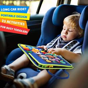 <span class=keywords><strong>Autismo</strong></span> <span class=keywords><strong>attività</strong></span> in età prescolare giocattoli da viaggio educativi tavola sensoriale Montessori apprendimento abilità motorie fini tavola occupata per bambini - Product Image 4