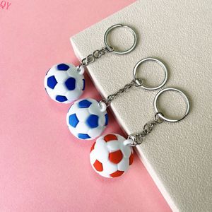 Llavero de pelota promocional QQ, llavero de cuero sintético duro con diseño de fútbol, béisbol y voleibol, de alta calidad, - Product Image 4