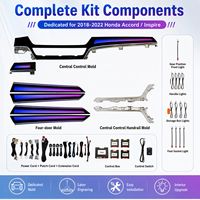 Kit d'éclairage ambiant pour panneau de porte gravé au laser Chenbon pour Accord Inspire 2018-2022 12V 12W Multicolore