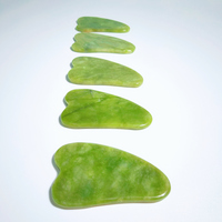 Rouleau de massage facial en jade naturel Nanfang, outil de massage Gua Sha pour le visage, design tendance HY.