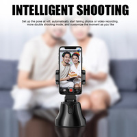 Rotation à 360 degrés suivi du visage Robot personnel Smartphone téléphone Mobile caméra en direct stabilisateur de cardan
