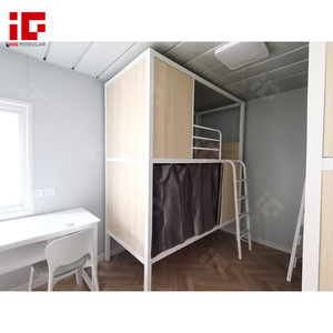 Vente en gros 20ft portable maison temporaire <span class=keywords><strong>pas</strong></span> <span class=keywords><strong>cher</strong></span> prix personnalisé école dortoir préfabriqué <span class=keywords><strong>logement</strong></span> <span class=keywords><strong>étudiant</strong></span> à vendre - Product Image 4