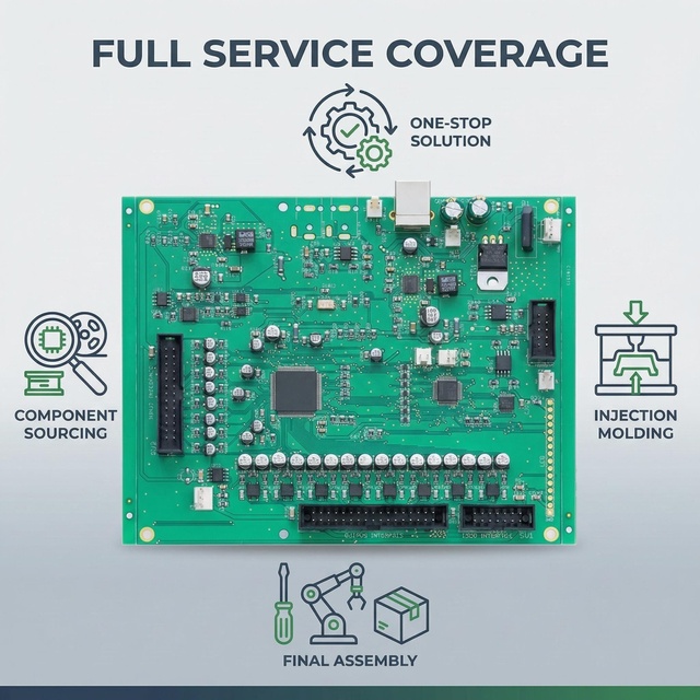 Custom Multilayer Electronic Circuit Board Turnkey Service PCBA Assembly From Experienced Pcb Manufacturer