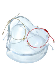 Bracelet en diamant rouge, or 14 carats, bijoux fins, vente en gros, fabricant sur mesure, OEM ODM, usine de bijoux, bracelet cadeau pour femme - Product Image 4