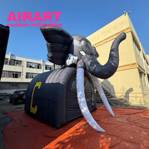 Nhà máy tùy chỉnh 5M <span class=keywords><strong>Inflatable</strong></span> voi đường hầm cho công viên giải trí trang trí sự kiện, tùy chỉnh kích thước và logo - Product Image 1