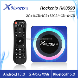 Smart TV Box Android 13 X88 Pro 4K Allwinner RK3528 Set Top Box Quad Core 4GB 32GB WiFi Reproductor Multimedia Dual Tv Box - Product Image 2