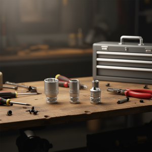 Fervi Hexagon <b>Socket</b> Wrench Normal Series 6mm 8mm 10mm Chrome Vanadium Steel - Product Image 3